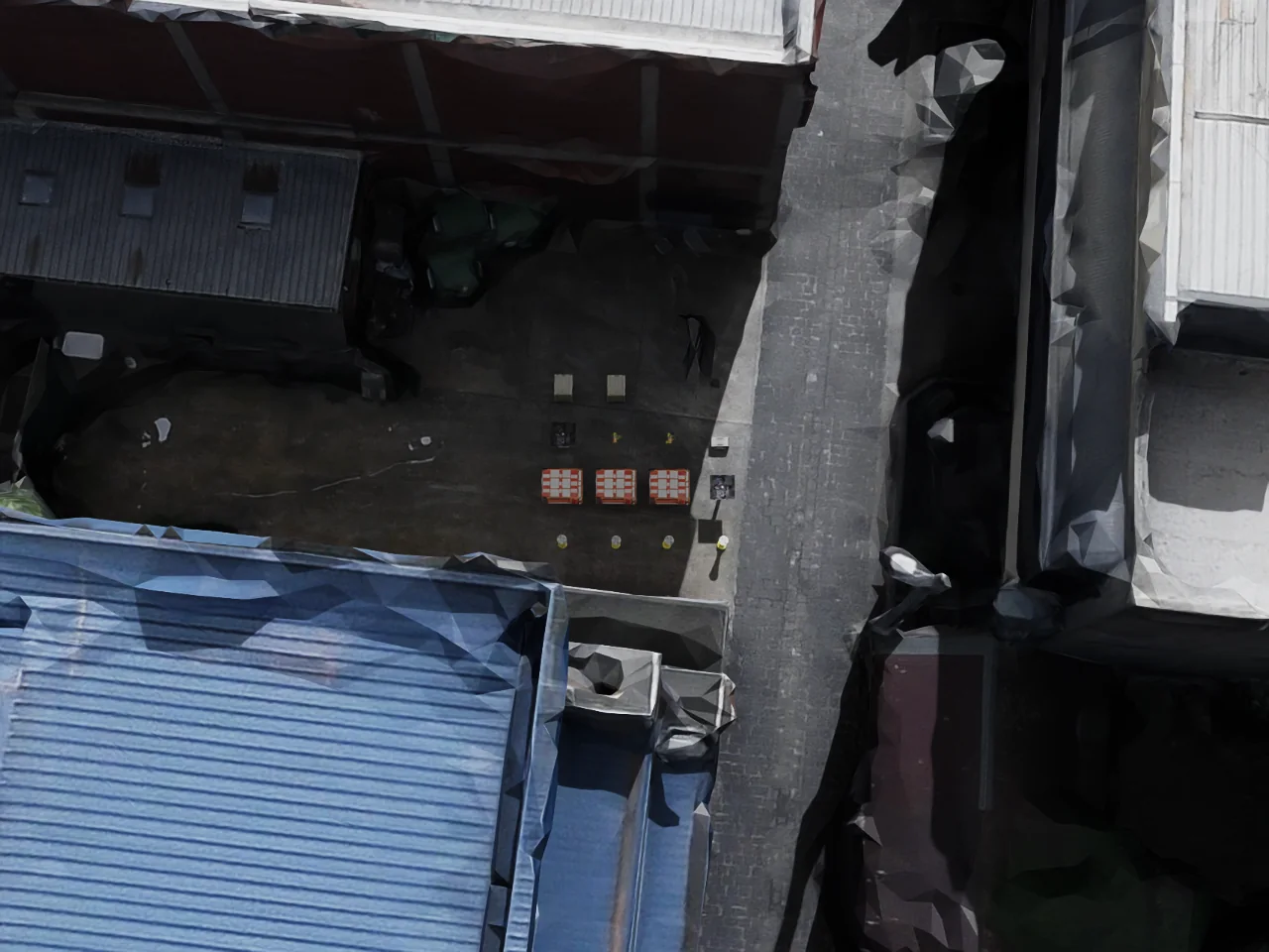 Fourteen navigation assets placed in the final scene